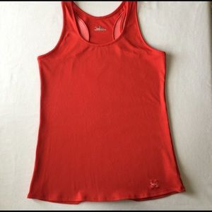 Under Armor. T Back Tank  Orange Top